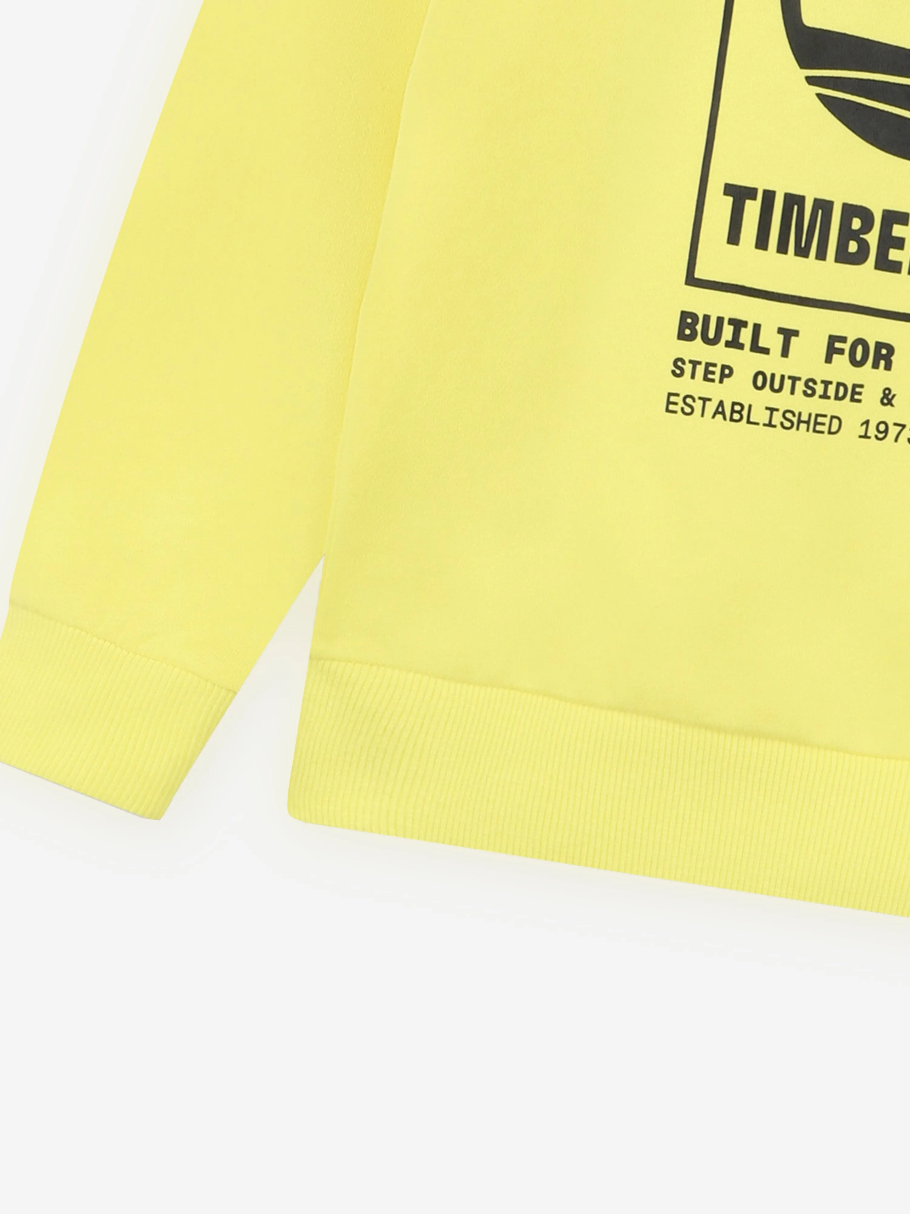 Timberland Jungen Logo Sweatshirt in Gelb