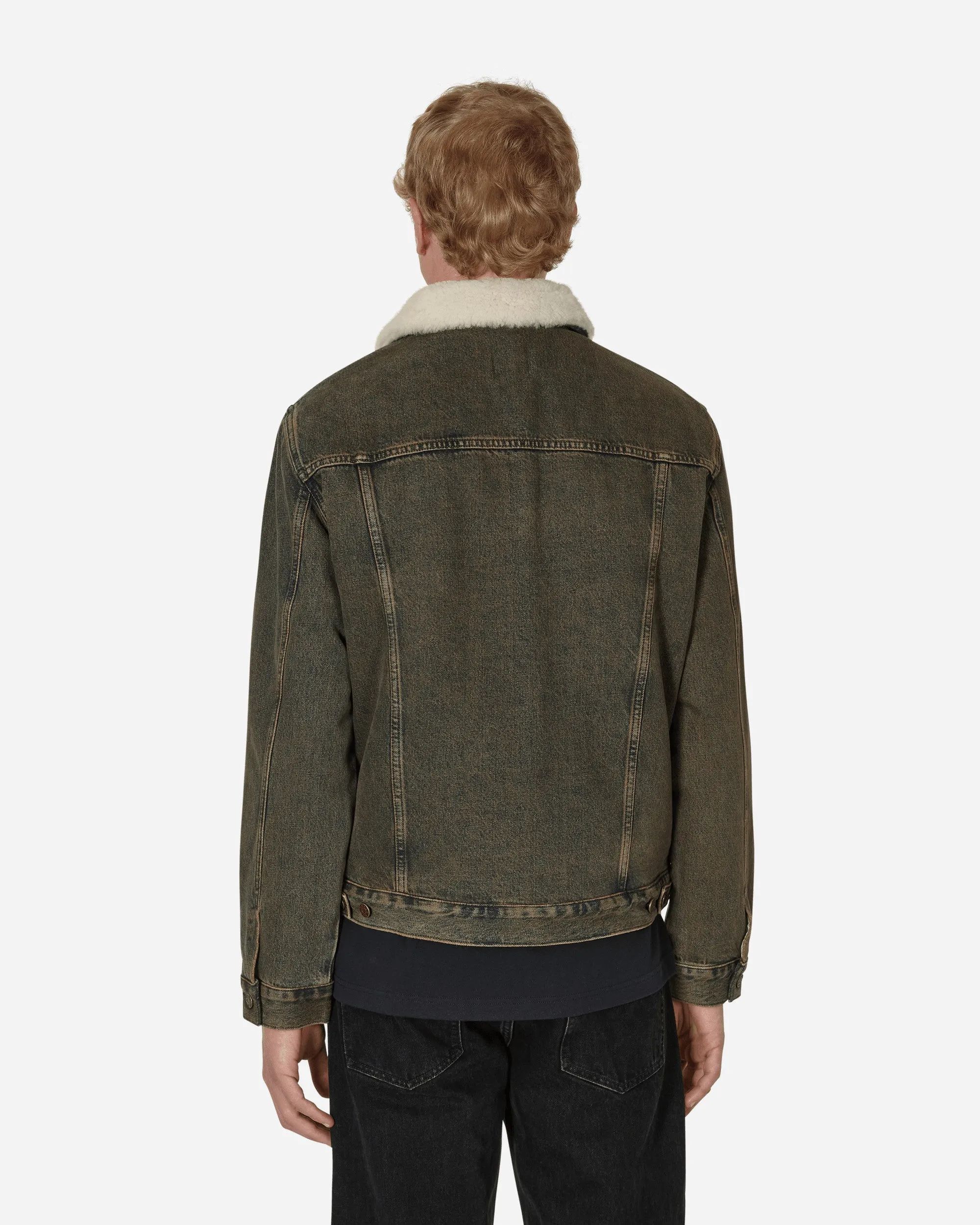 Getönte Sherpa-Jacke Braun