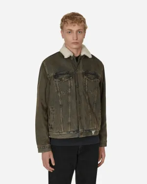 Getönte Sherpa-Jacke Braun