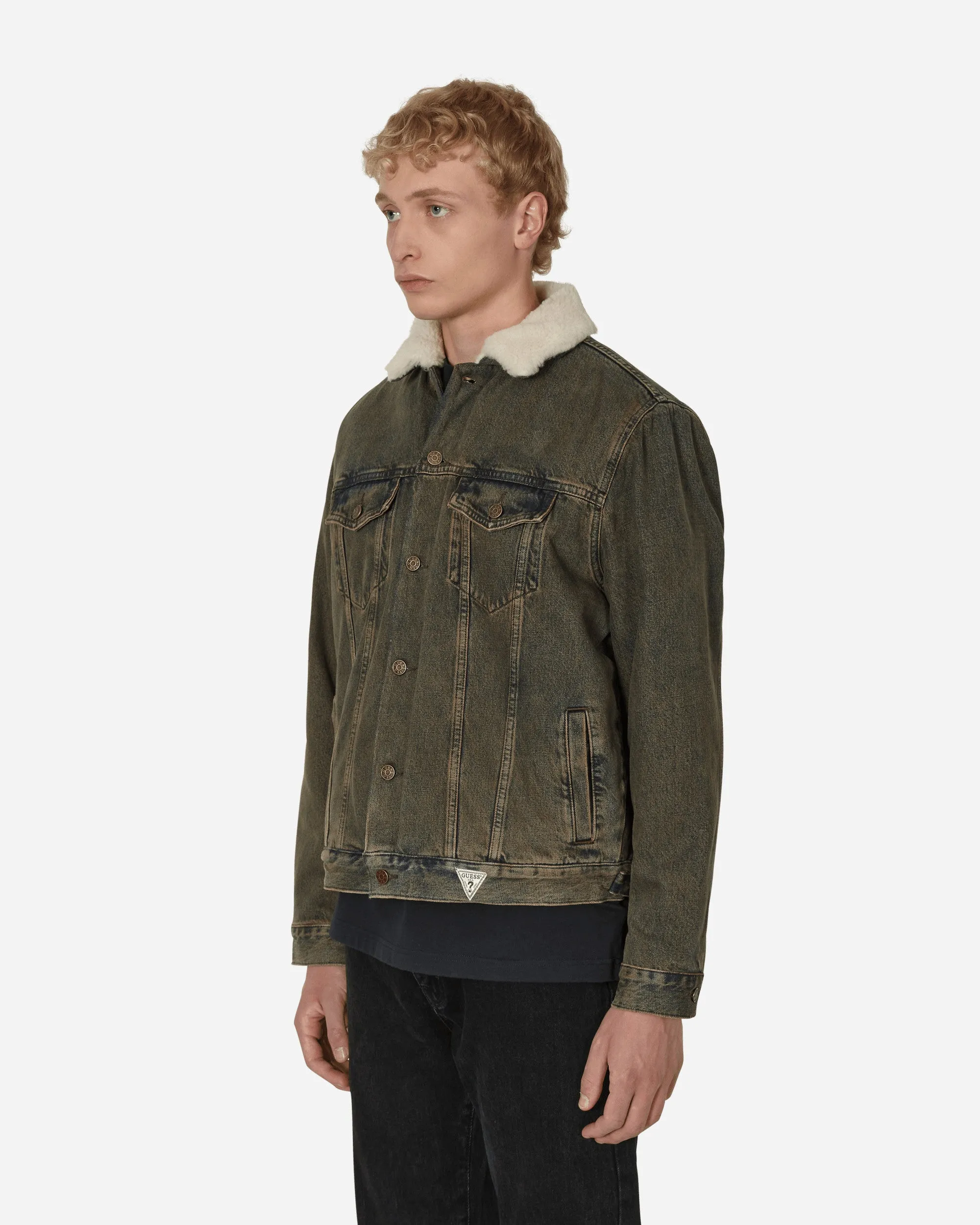 Getönte Sherpa-Jacke Braun