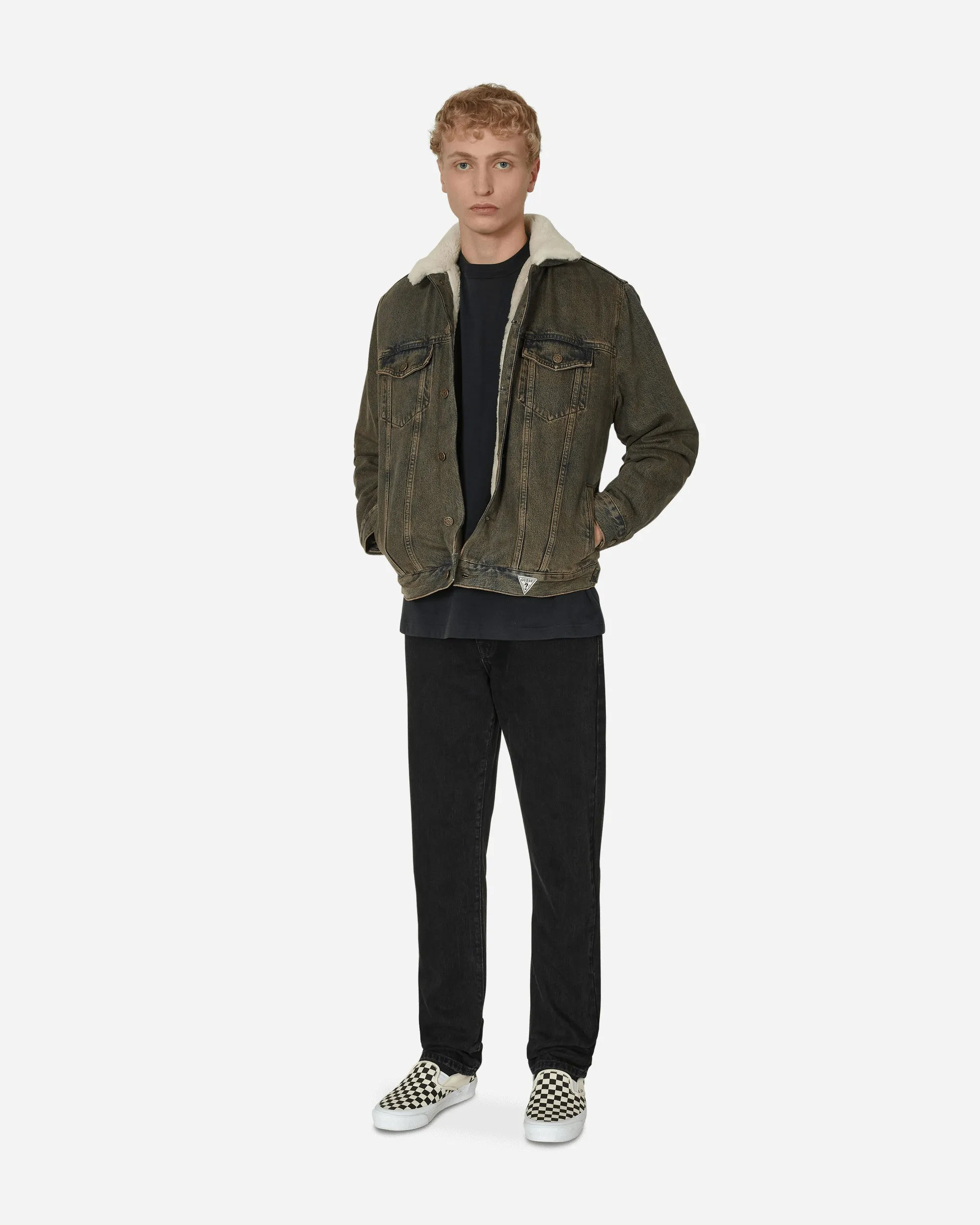 Getönte Sherpa-Jacke Braun