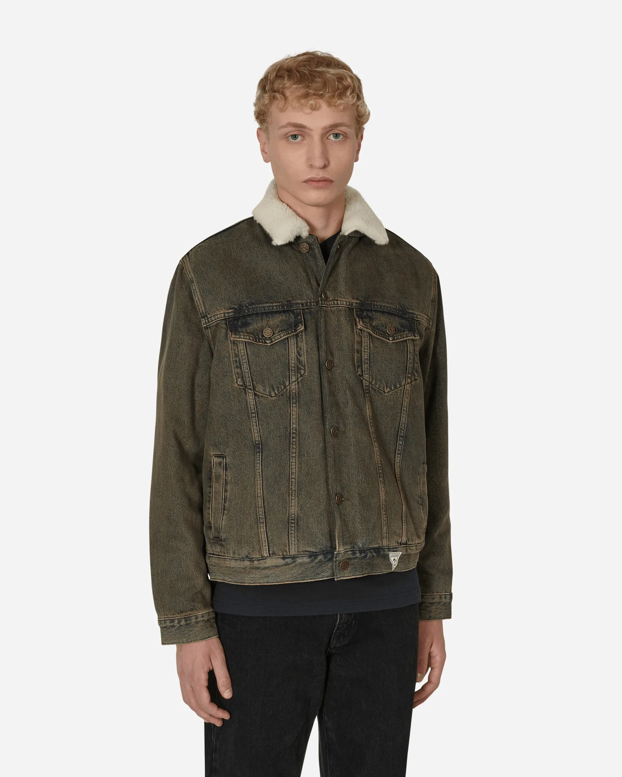Getönte Sherpa-Jacke Braun