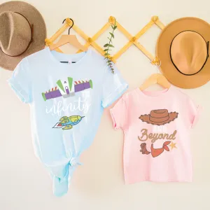 To Infinity & Beyond Matching Blue/ Pink T-shirts maternity dresses promo