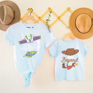 To Infinity & Beyond Matching Blue T-shirts maternity dresses promo