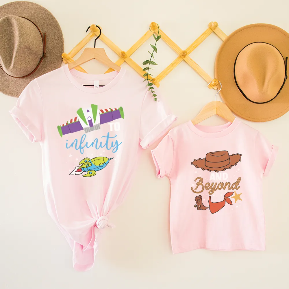 To Infinity & Beyond Matching Pink T-shirts maternity dresses promo