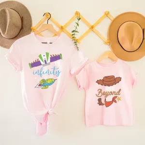 To Infinity & Beyond Matching Pink T-shirts maternity dresses promo
