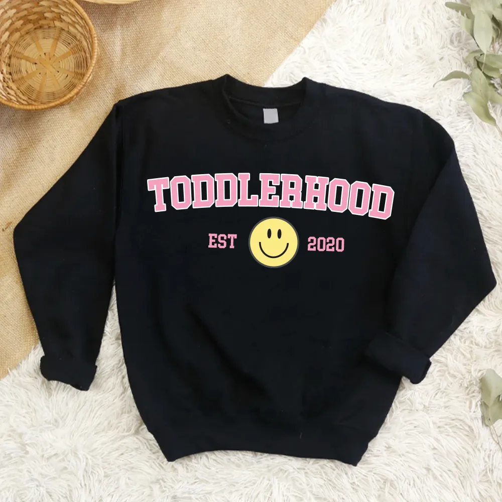 Toddlerhood Kids Personalised Sweatshirt girls skirts clearance
