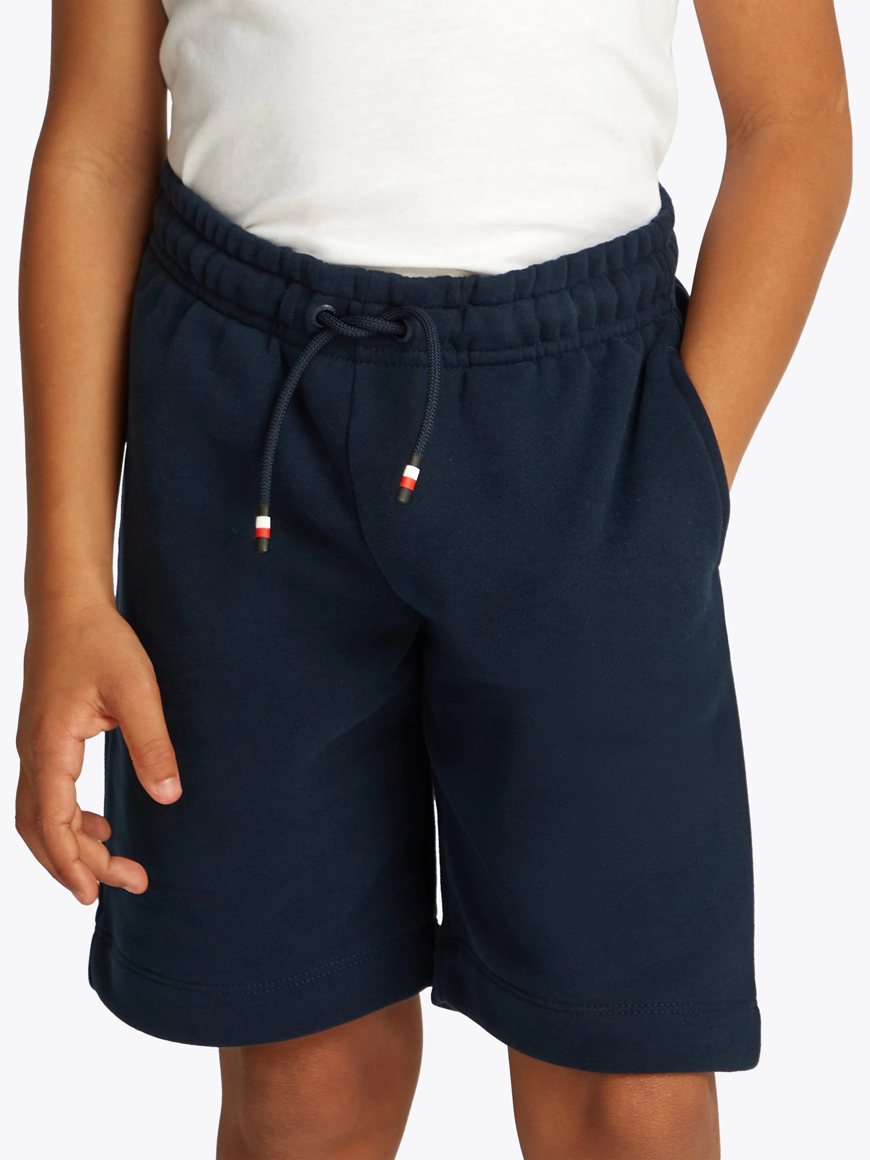 Tommy Hilfiger Jungen Colourblock Kurzarm-Set in Marineblau