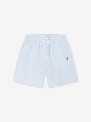 Tommy Hilfiger Jungen Bade-Shorts mit Streifen in Blau