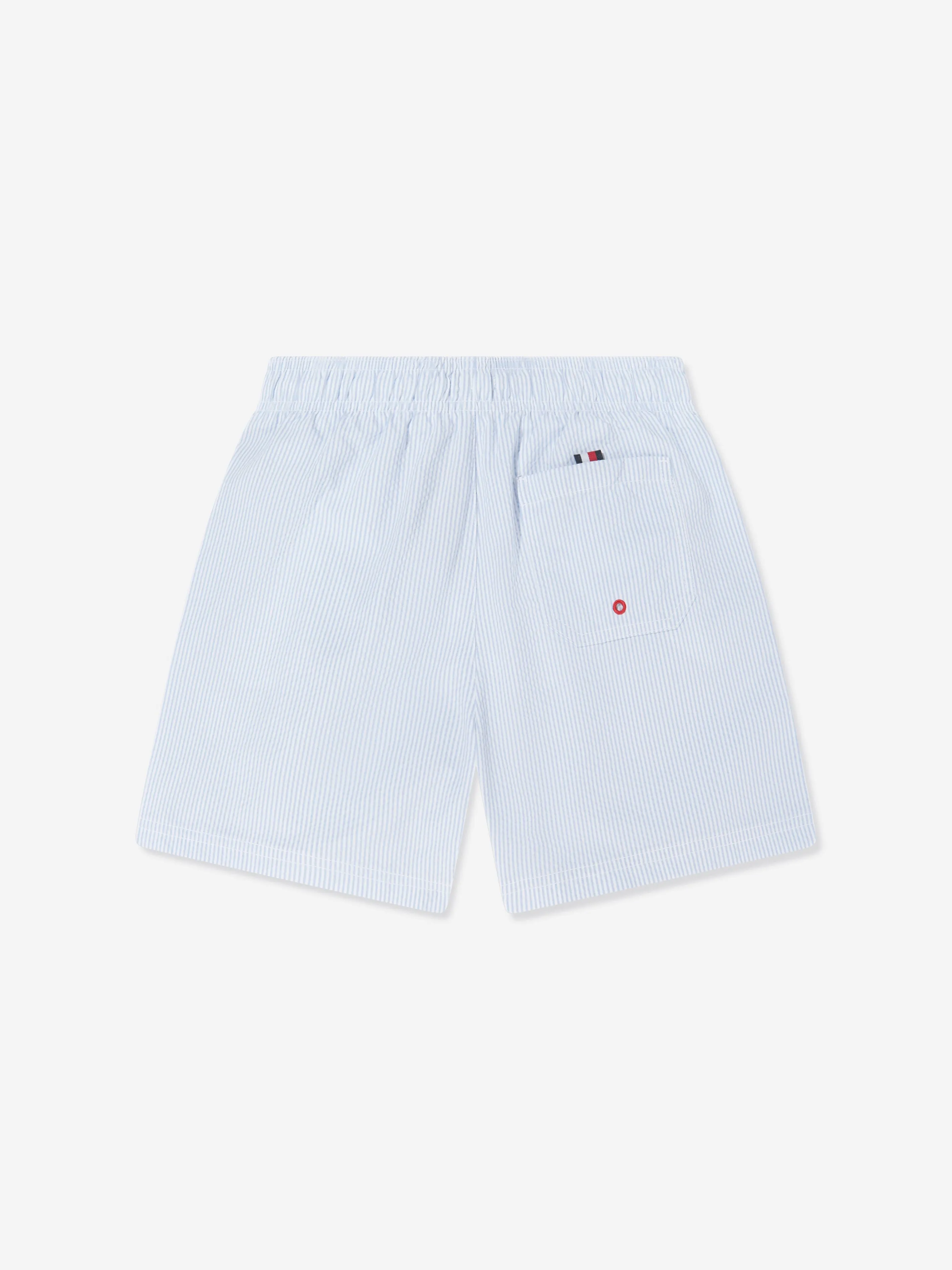 Tommy Hilfiger Jungen Bade-Shorts mit Streifen in Blau