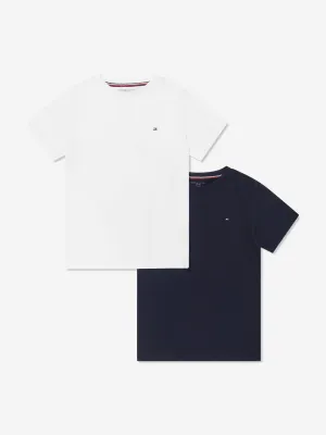 Tommy Hilfiger Jungen T-Shirt Set (2er Pack) in Marineblau