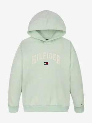 Tommy Hilfiger Boys Varsity Hoodie in Grün