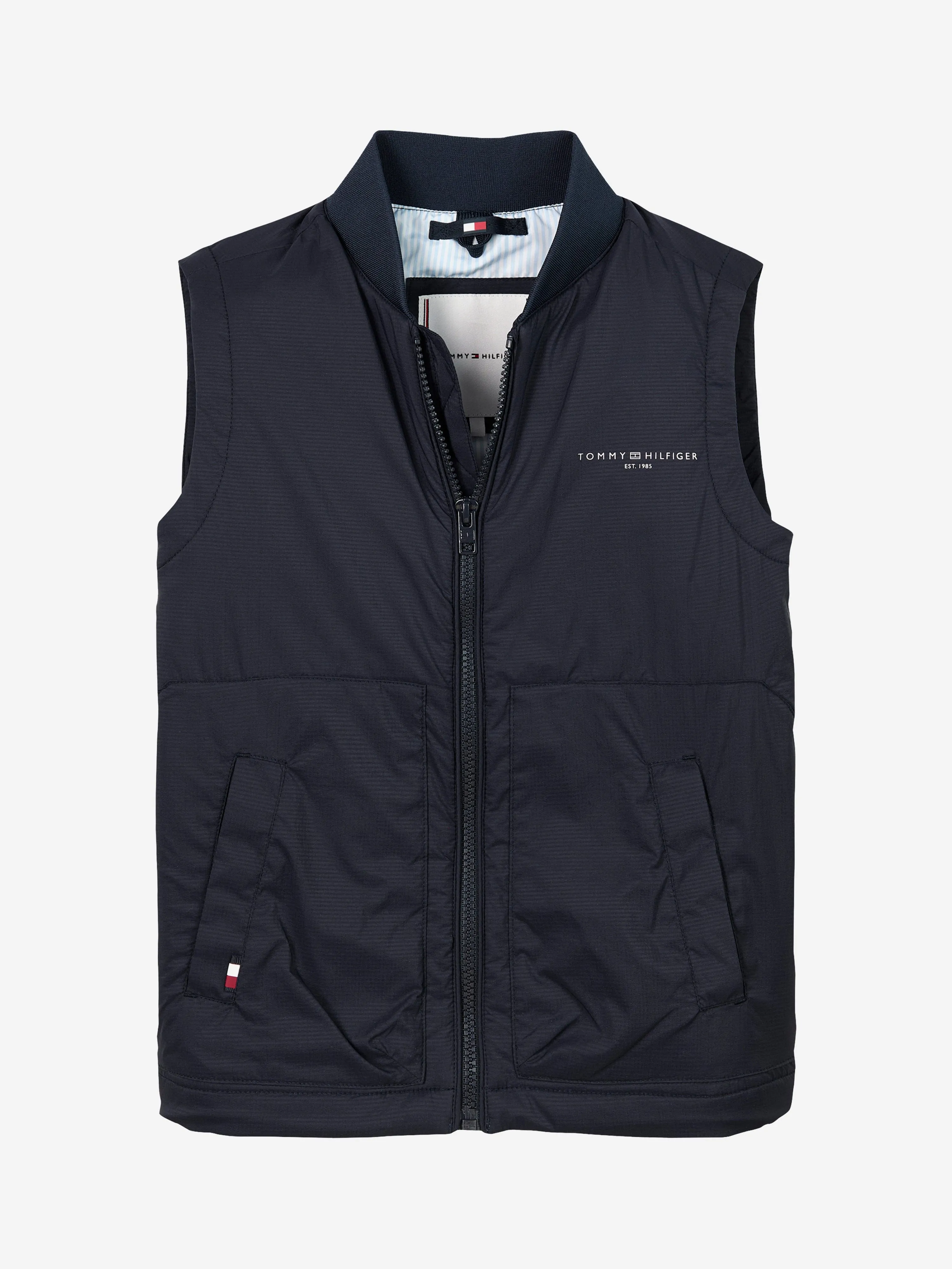 Tommy Hilfiger Kids Steppbare Weste in Marineblau