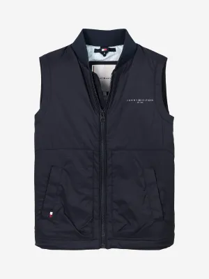 Tommy Hilfiger Kids Steppbare Weste in Marineblau
