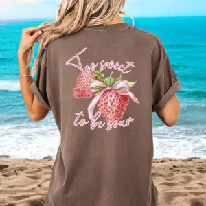 Too Sweet To Be Sour Back T-Shirt pregnancy jeans best price