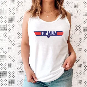 Top Mum Movie Sleeveless Tank maternity dresses promo
