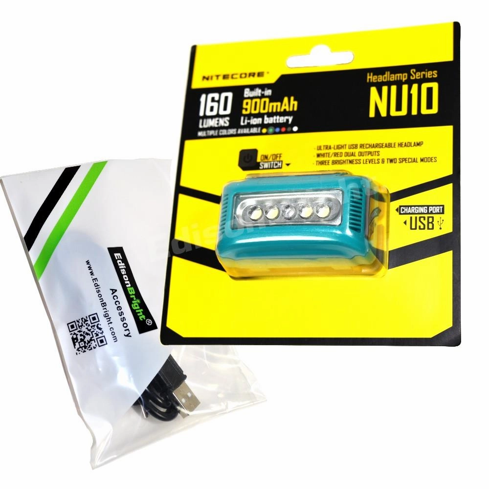 Famous New Nitecore NU10 160 Lumens CREE LED USB rechargeable Work Headlamp w/USB cable included online shop, offer all kinds of 2025 new style Items here, 100% quality, orders now.