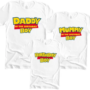 Toy Inspired Daddy/Mummy & Birthday Boy Matching Tees discount mum dresses