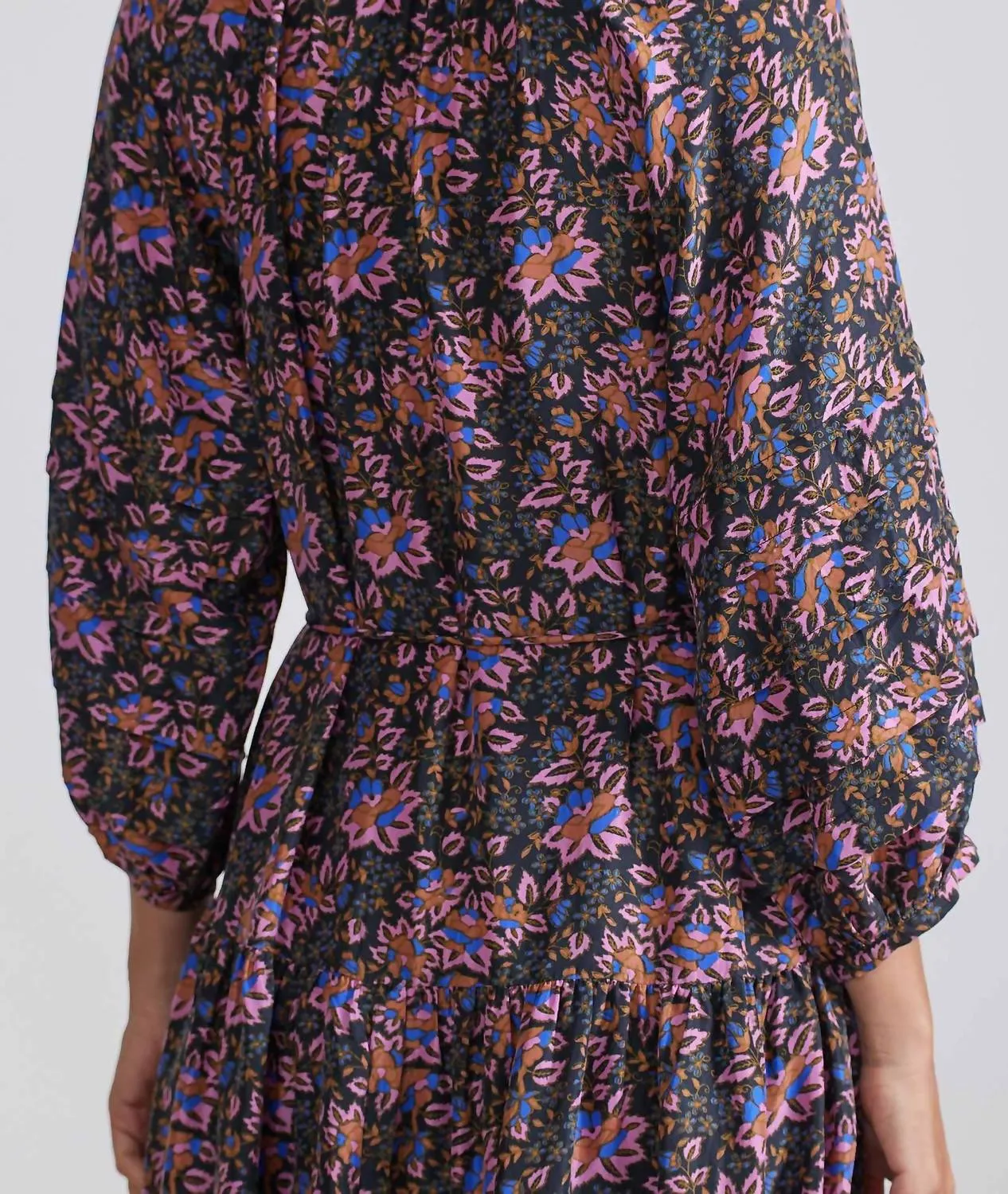 Trinidad Maxi Dress In Folk Foliage