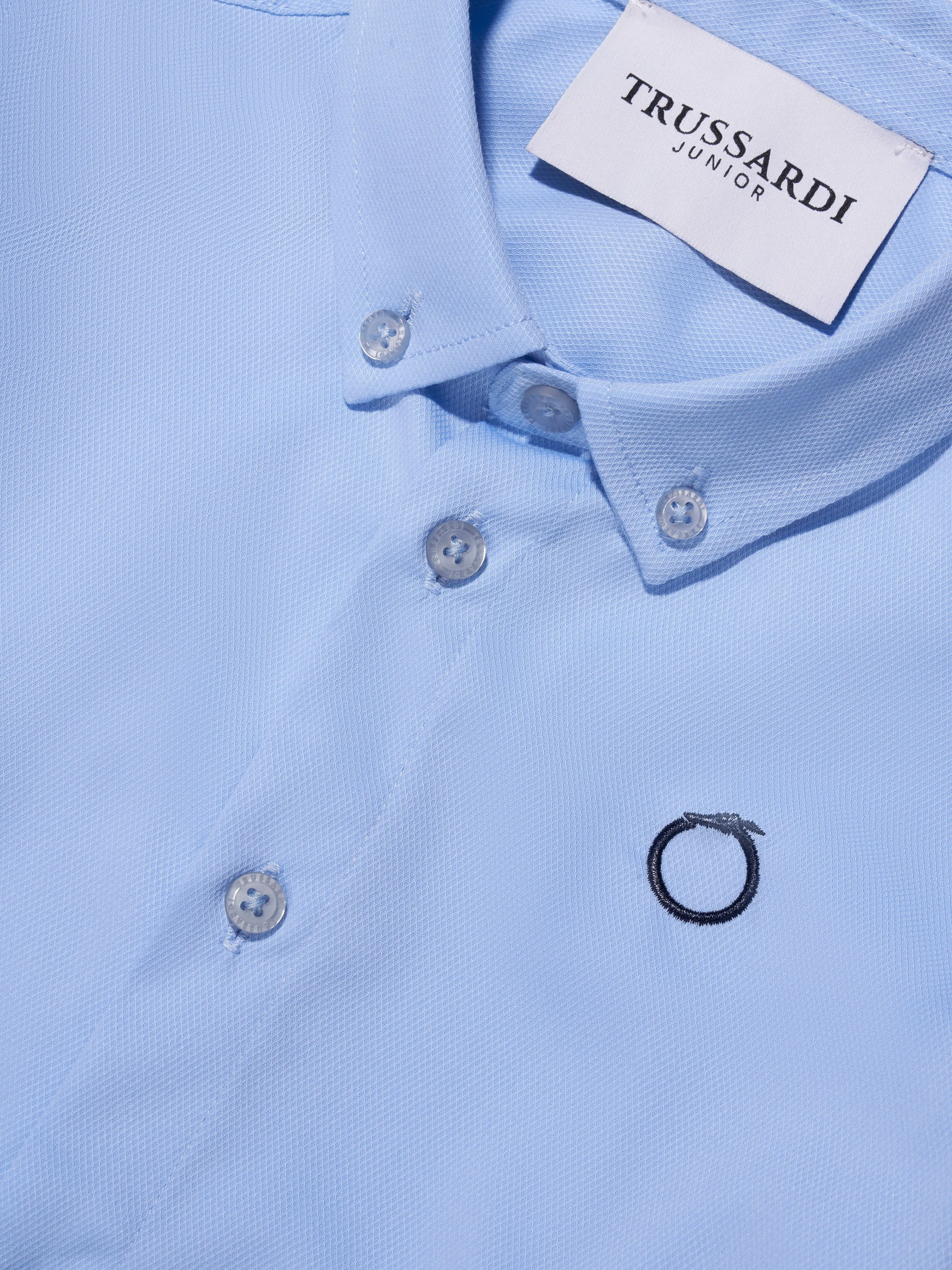 Trussardi Boys Barlog Hemd in Blau