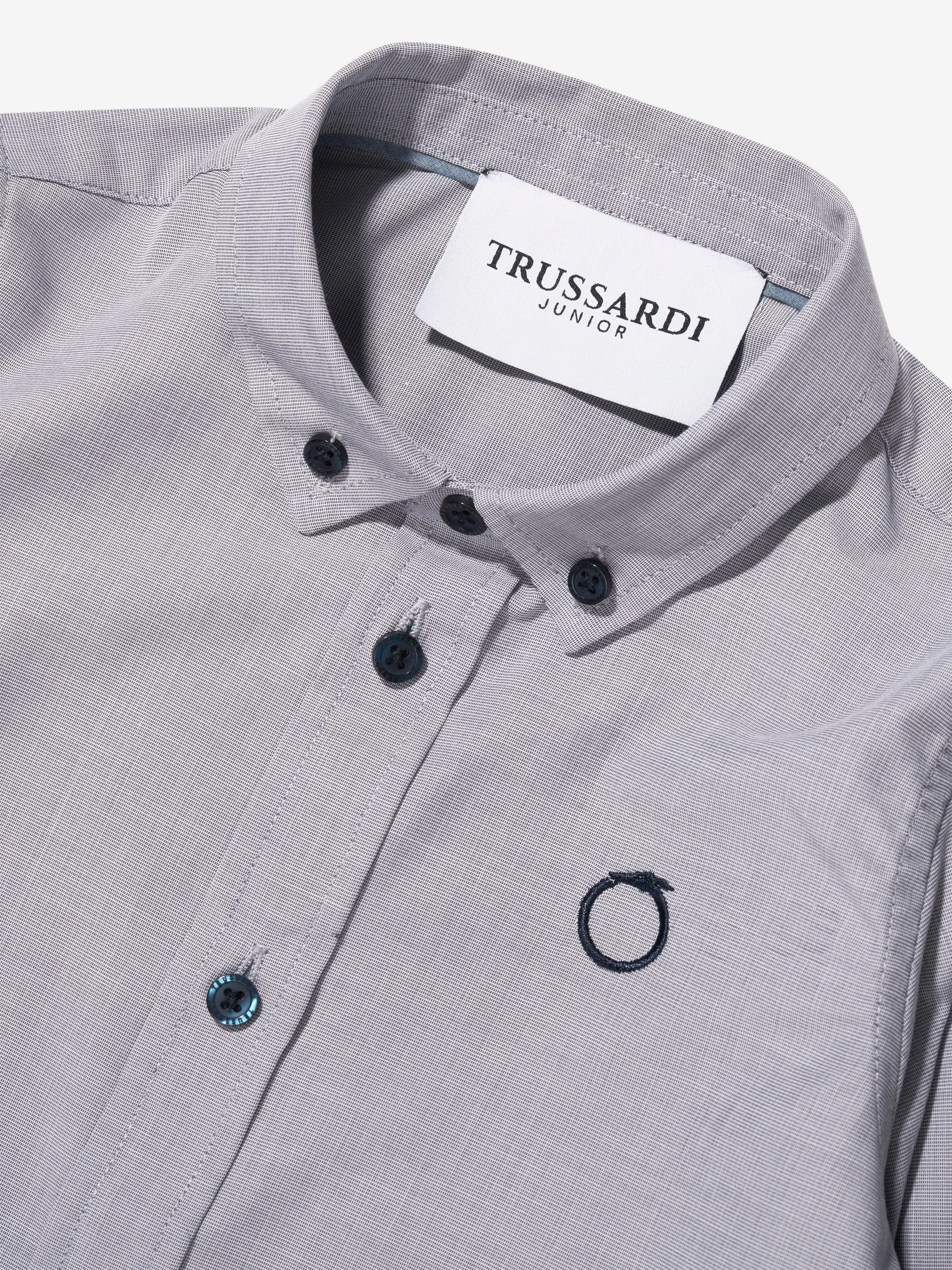 Trussardi Boys Rahill Hemd in Grau