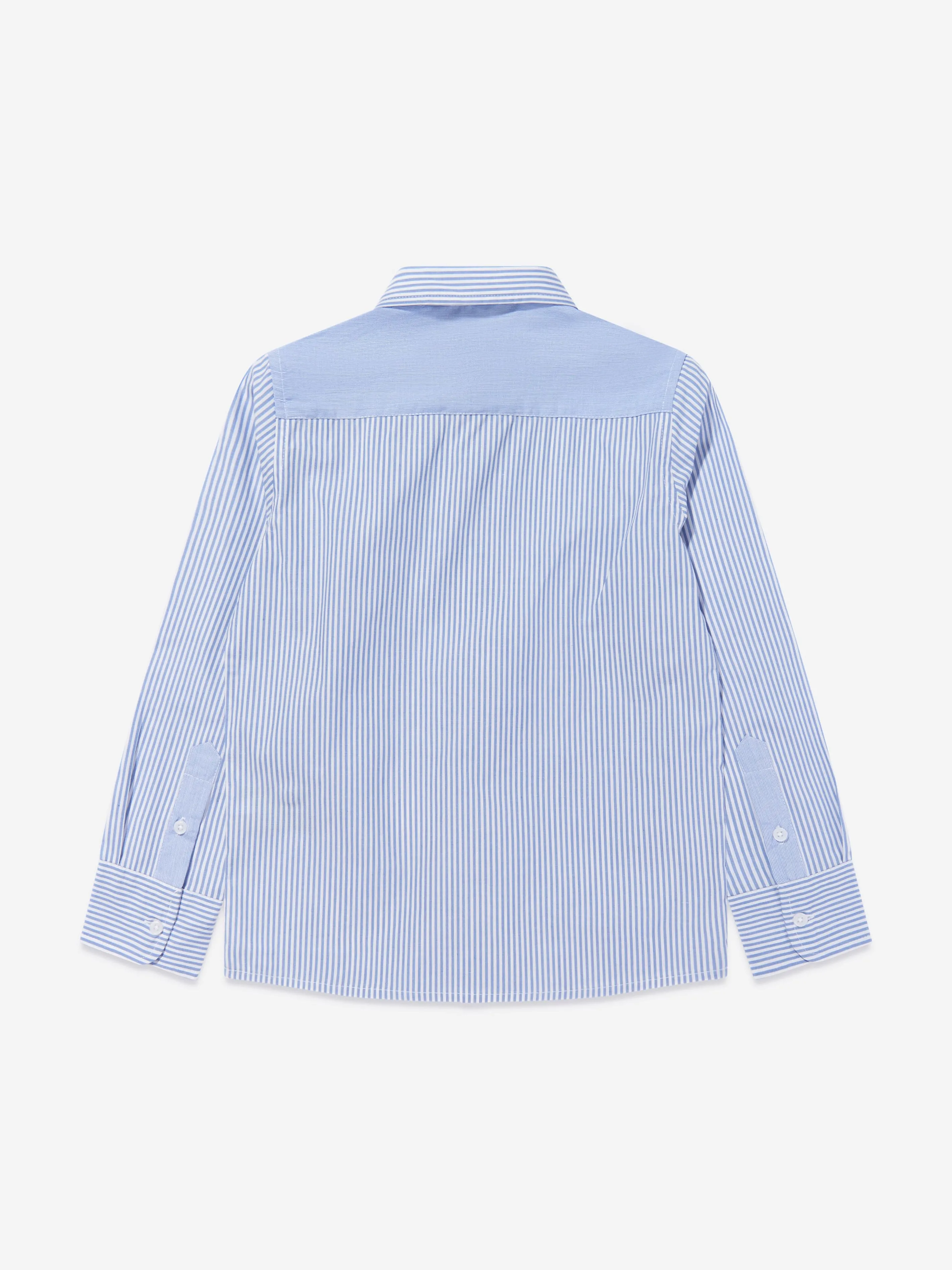 Trussardi Boys Ravazeti Hemd mit Brusttasche in Blau