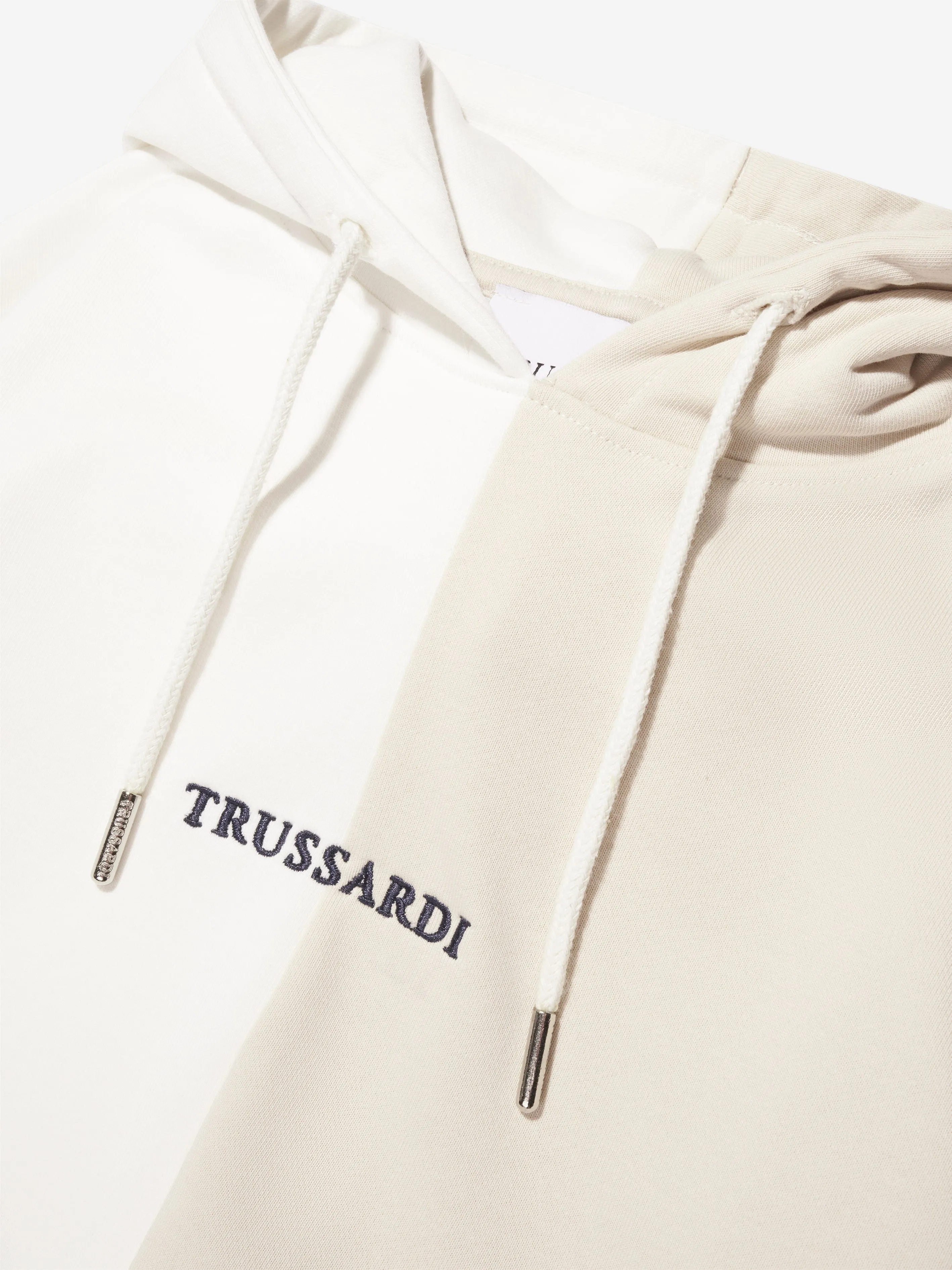 Trussardi Boys Ulak Kapuzenpullover in Elfenbein