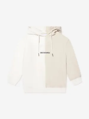 Trussardi Boys Ulak Kapuzenpullover in Elfenbein