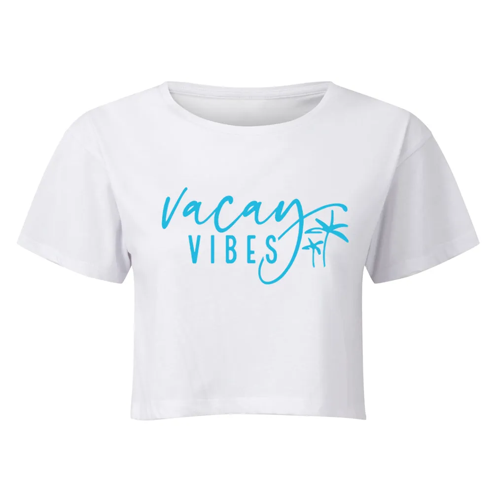 Vacay Vibes Summer Crop T-Shirt maternity dresses promo