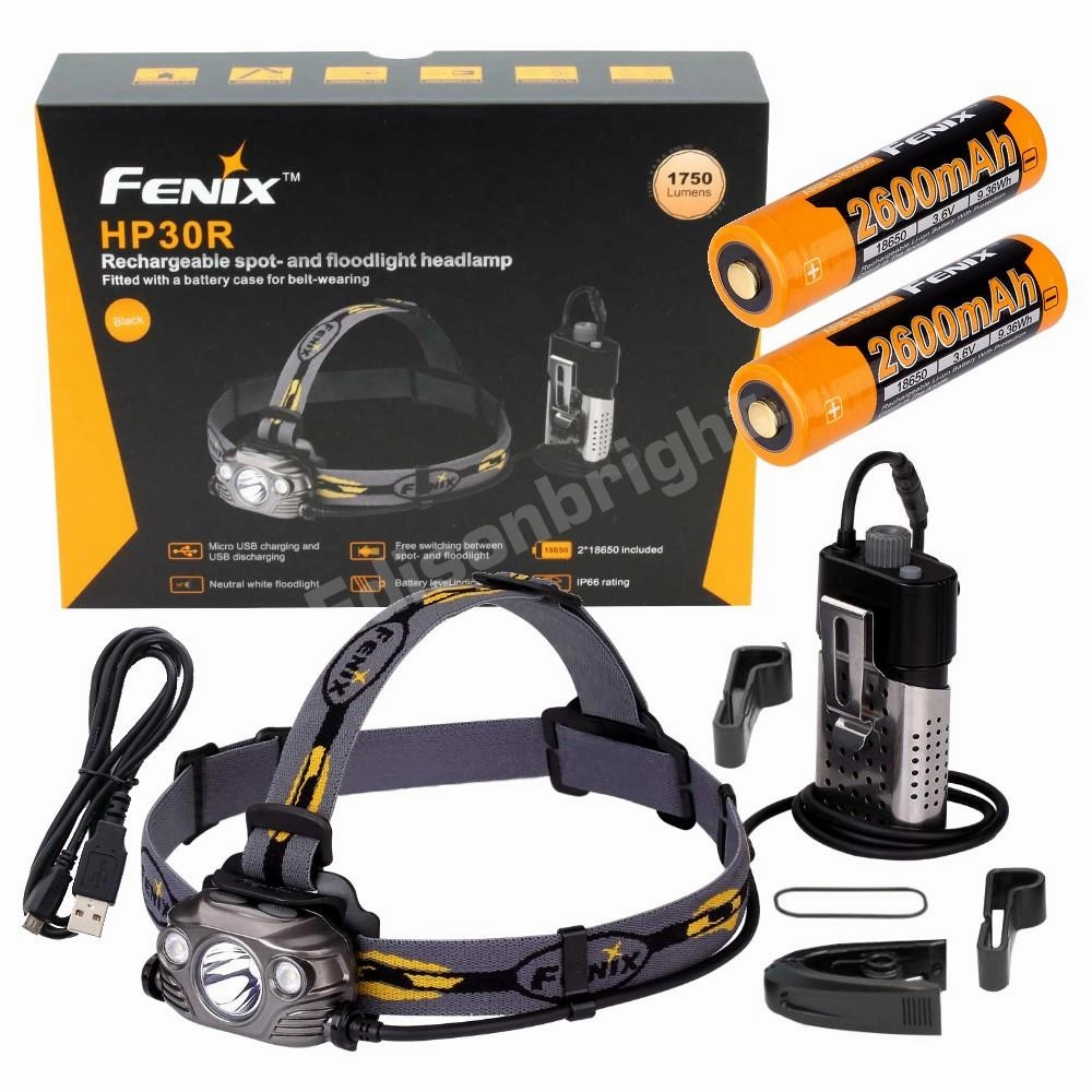 Choose Official Various Design Of New Fenix HP30R 1750 Lumens CREE LED rechargeable headlamp with two 18650 batteries Latest Style , we offer new styles of Items, free shipping and fast delivery!