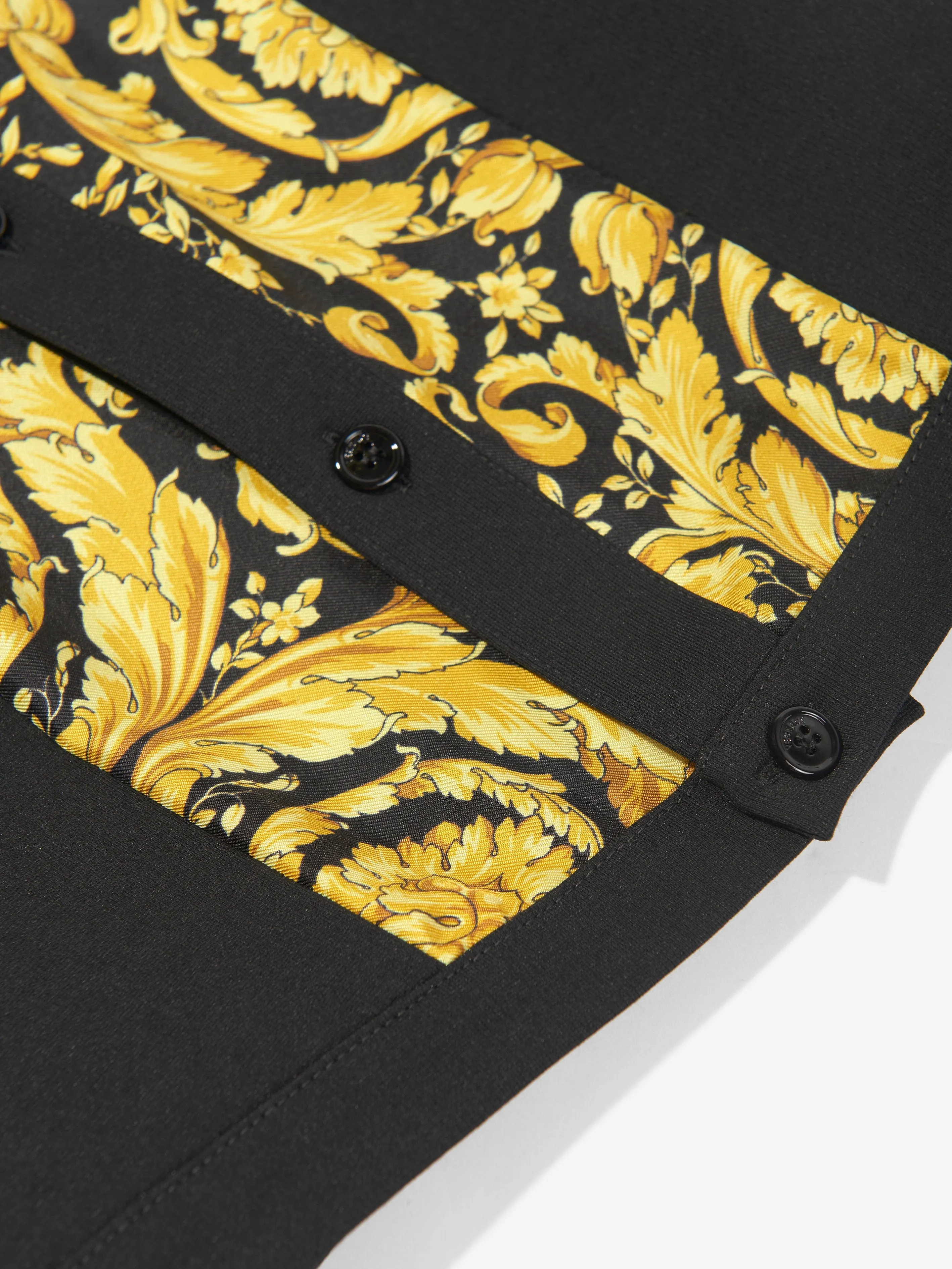Versace Baby Boys Barocco Hemd in Schwarz