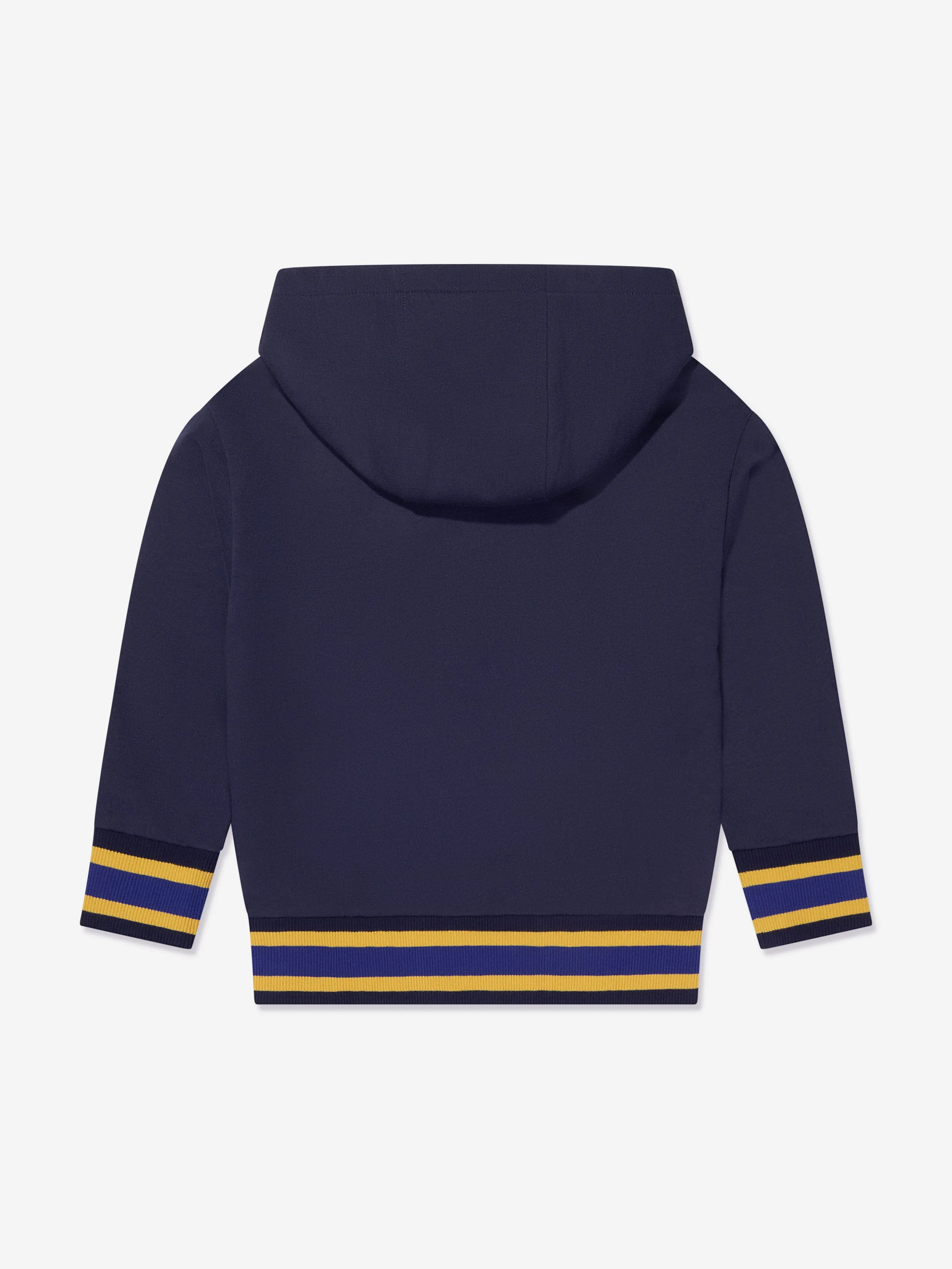 Versace Boys Medusa Logo Kapuzenpullover in Marineblau