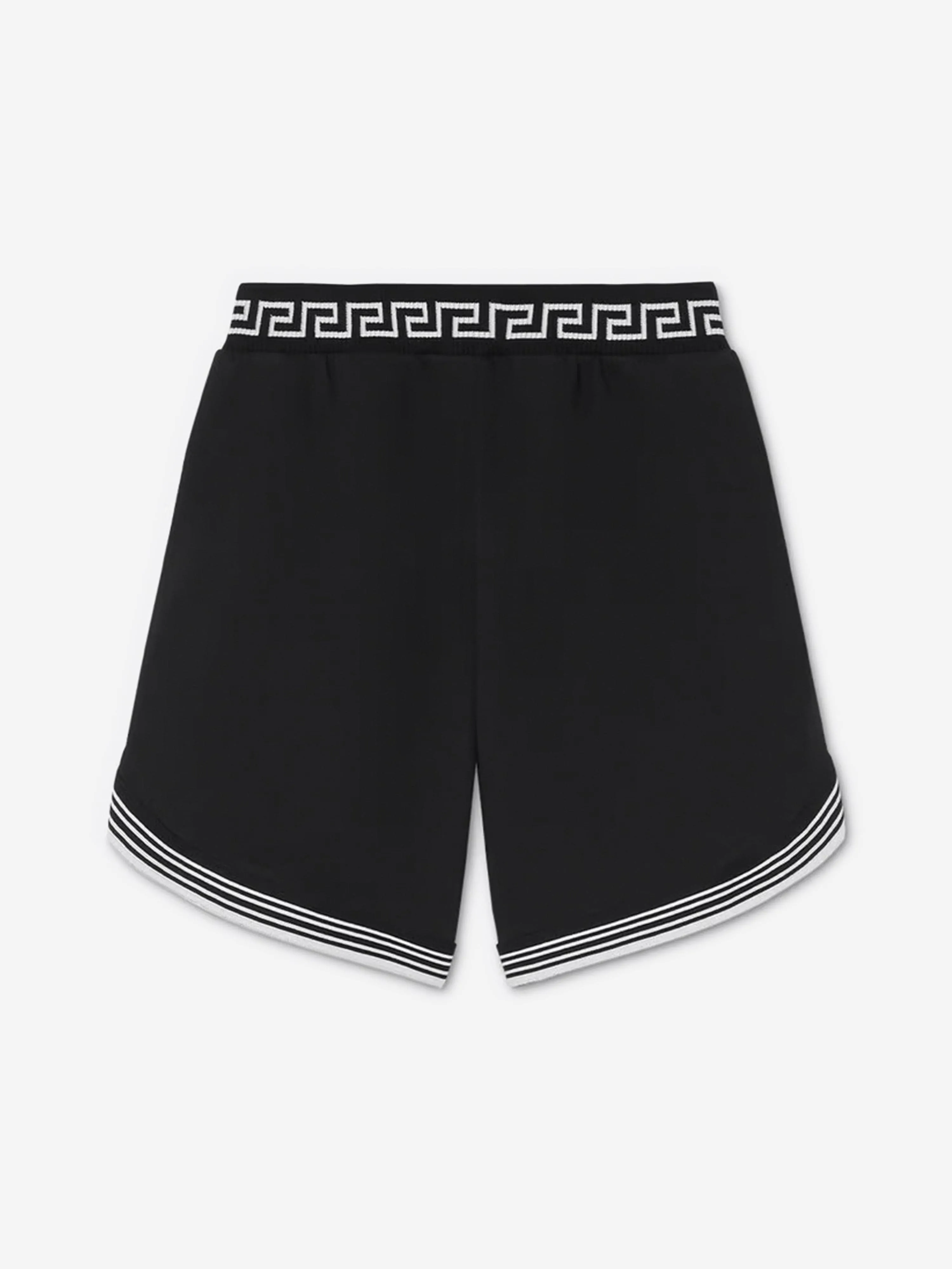 Versace Boys Medusa Logo Shorts in Schwarz