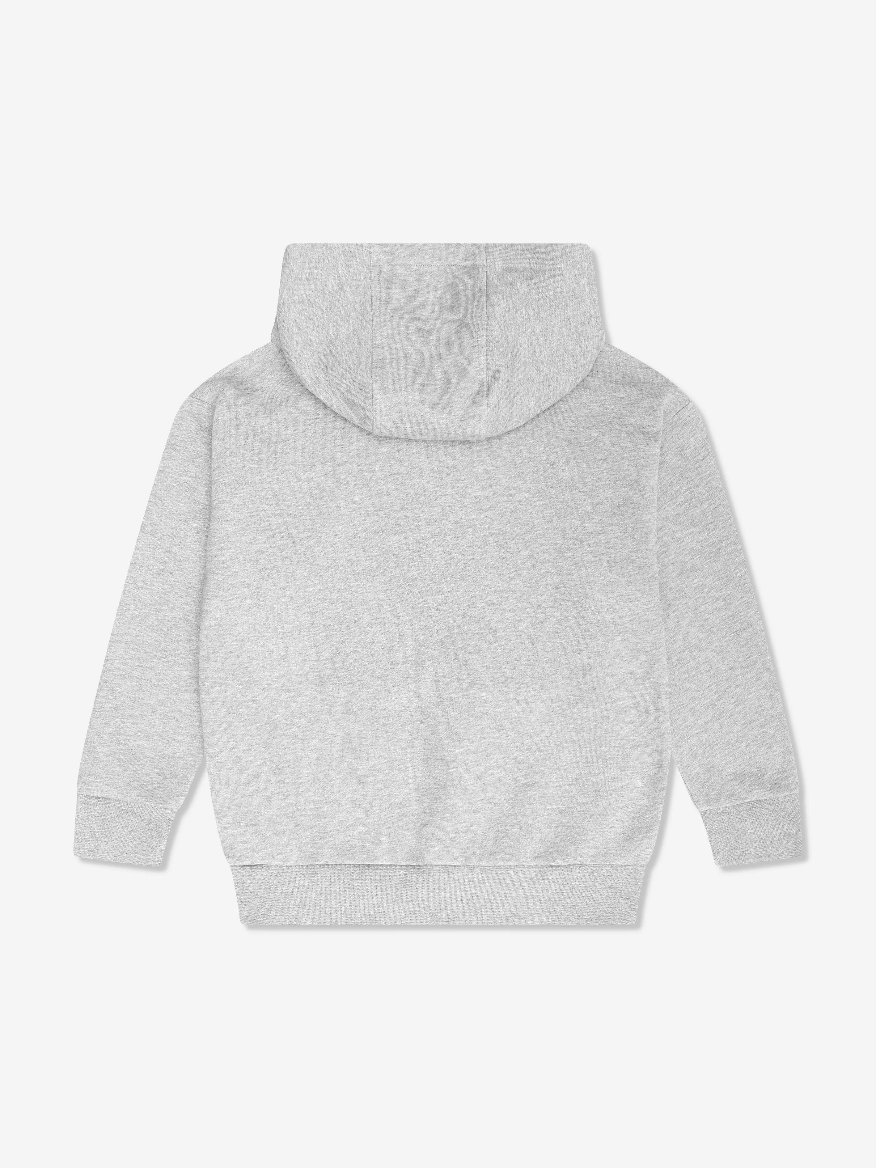 Versace Kids Medusa Logo Hoodie in Grau