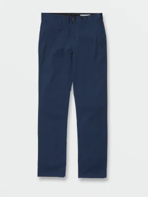 Volcom Frickin Modern Stretch Jungenhose (Alter 8-14) Baja Indigo Volcom