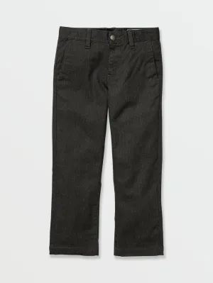 Volcom Frickin Modern Stretch Chino Hose für Jungen (2-7 Jahre) Charcoal Heather Volcom