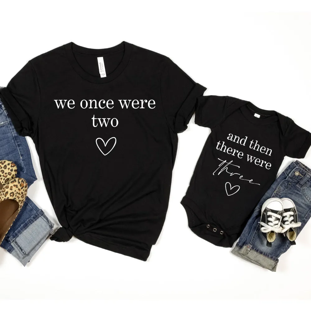 We Once Were Two & Then 3 Tee & Vest Black pregnancy jeans best price
