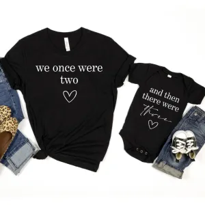 We Once Were Two & Then 3 Tee & Vest Black pregnancy jeans best price