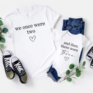 We Once Were Two & Then 3 Tee & Vest White pregnancy jeans best price