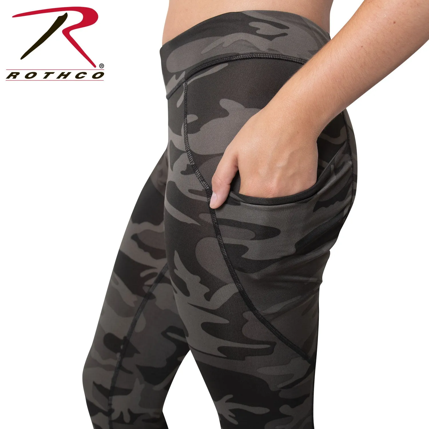 Best Selection Of [CLEARANCE] Rothco Womens Workout Performance Camo Leggings With Pockets , all these Items surprise sale with big discount, it is amazing!