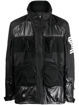 Wlj015 1 - Black Mix winter jackets clearance
