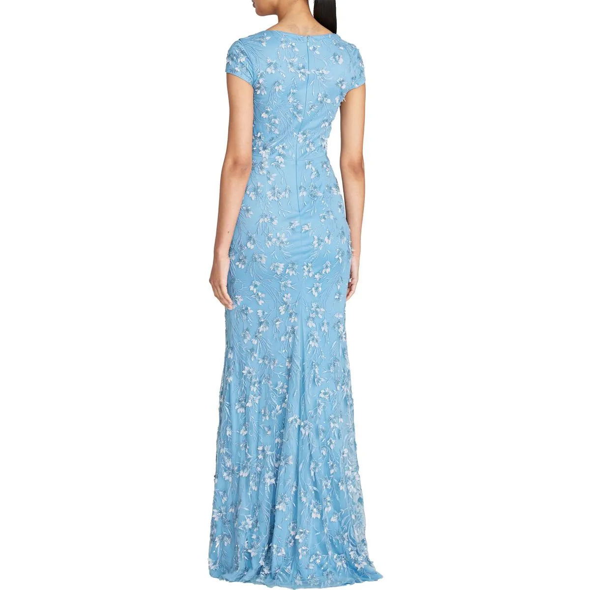Womens Beaded Long Evening Dress