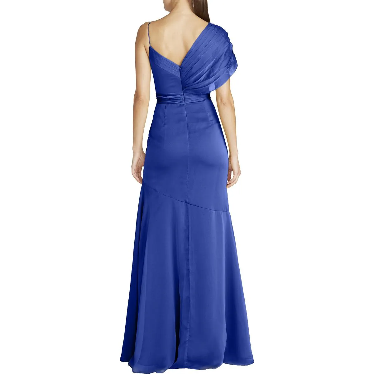 Womens One Shoulder Long Evening Dress