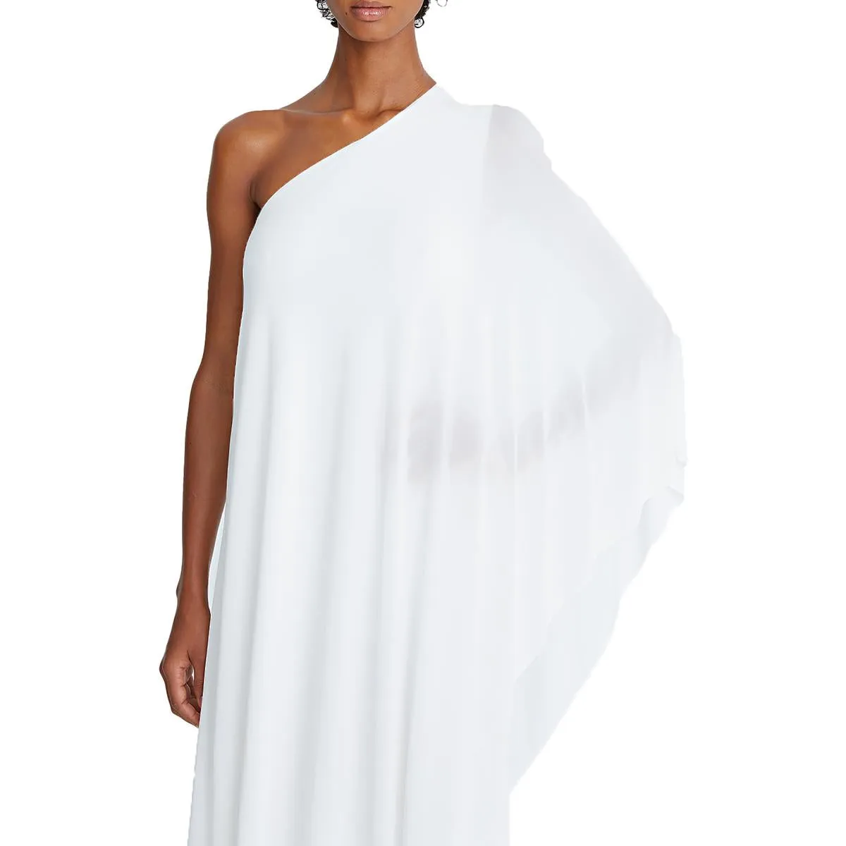Womens One Shoulder Maxi Evening Dress