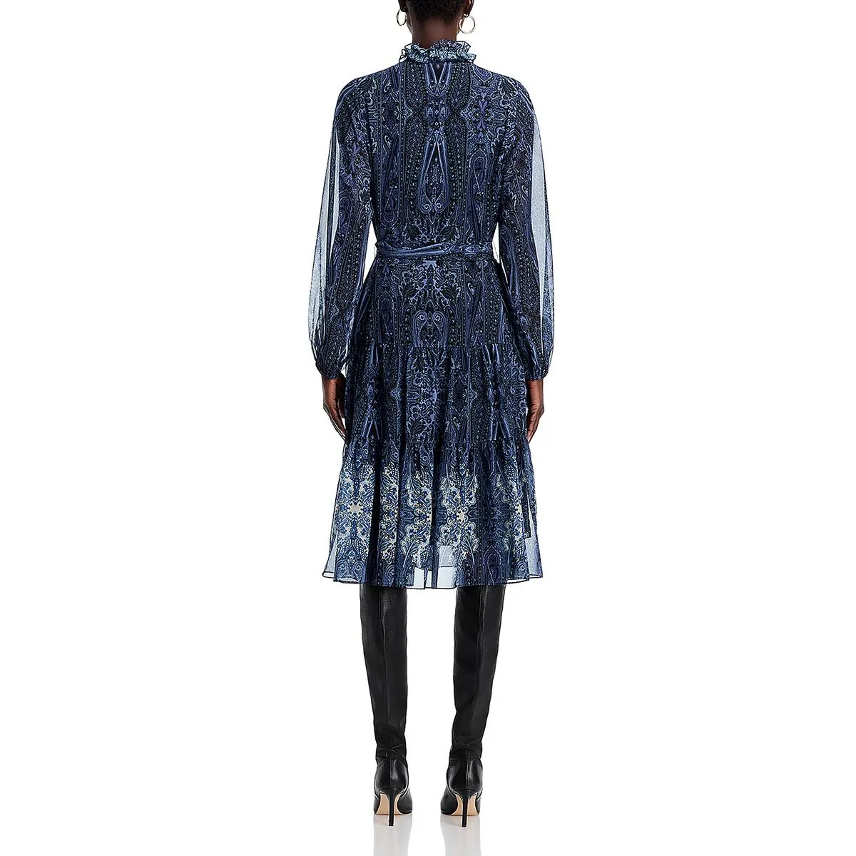 Womens Printed Button Up Mini Dress