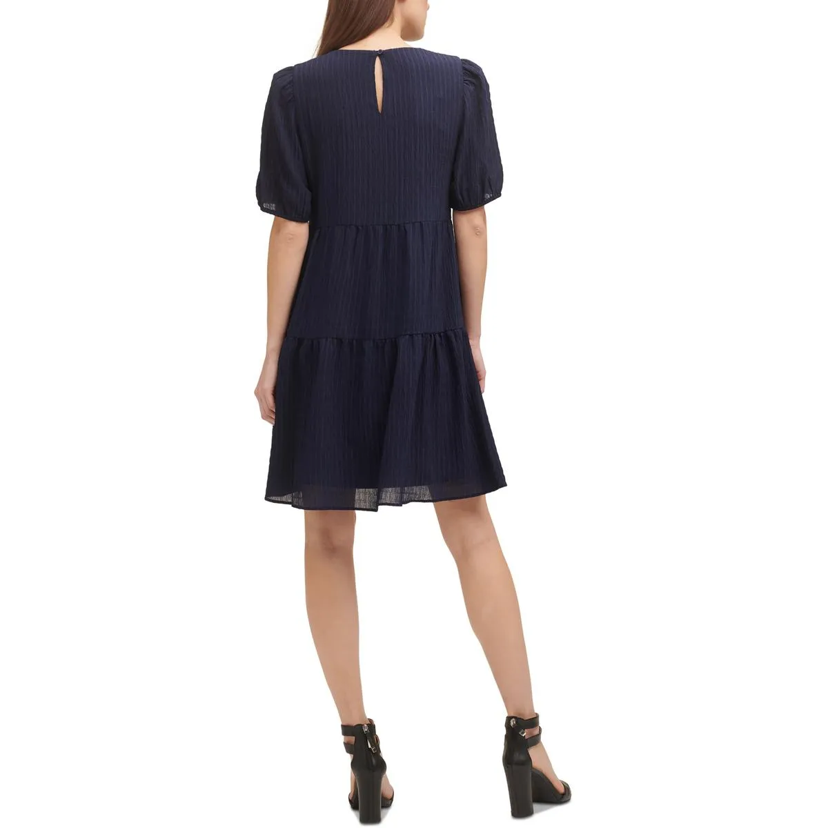 Womens Tiered Short Mini Dress