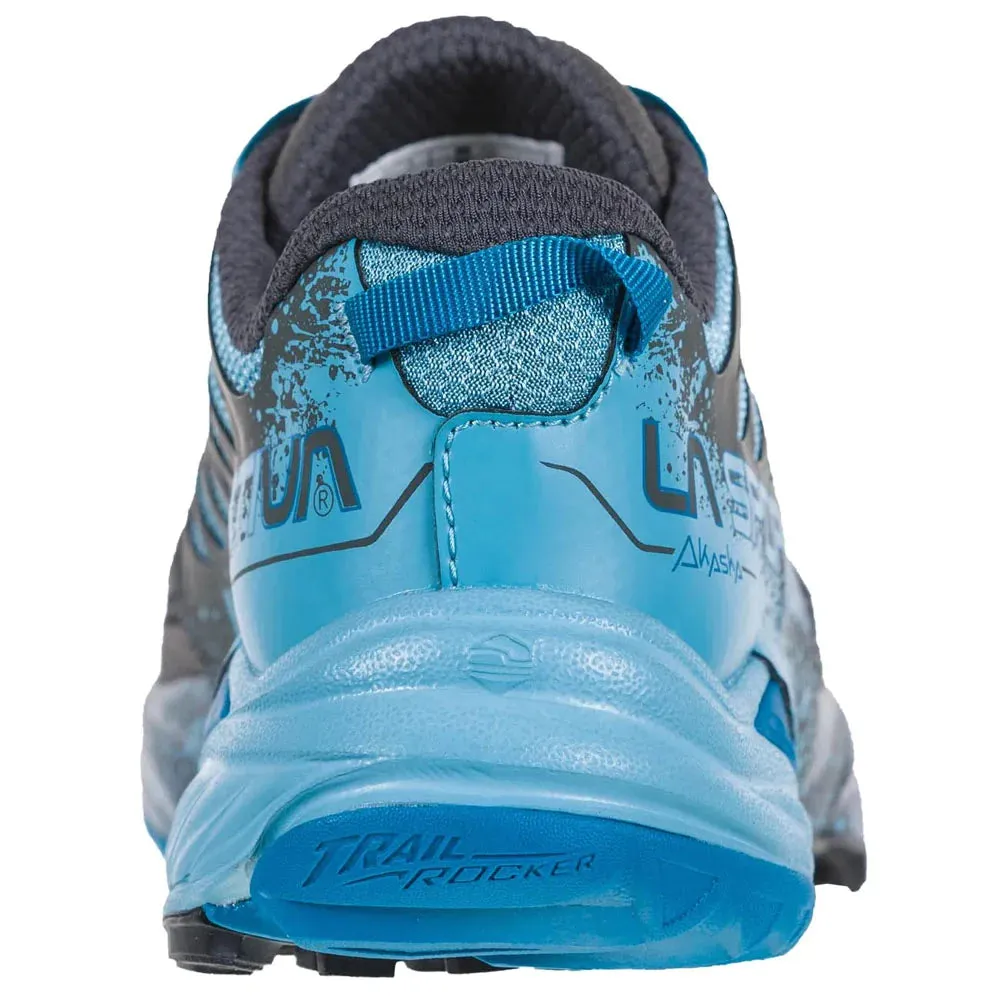 Shop For Genuine La Sportiva Akasha Womens Trail Running Shoe - Carbon/Pacific - Clearance get your cheapest price, buy our best Items online store.