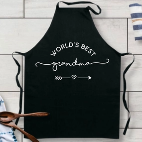 World's Best Grandma Apron (MRK X) Grandparent Clothing - grandma outfits sale