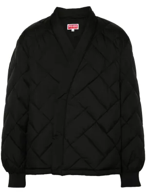 Wrap-Design Padded Jacket winter jackets clearance