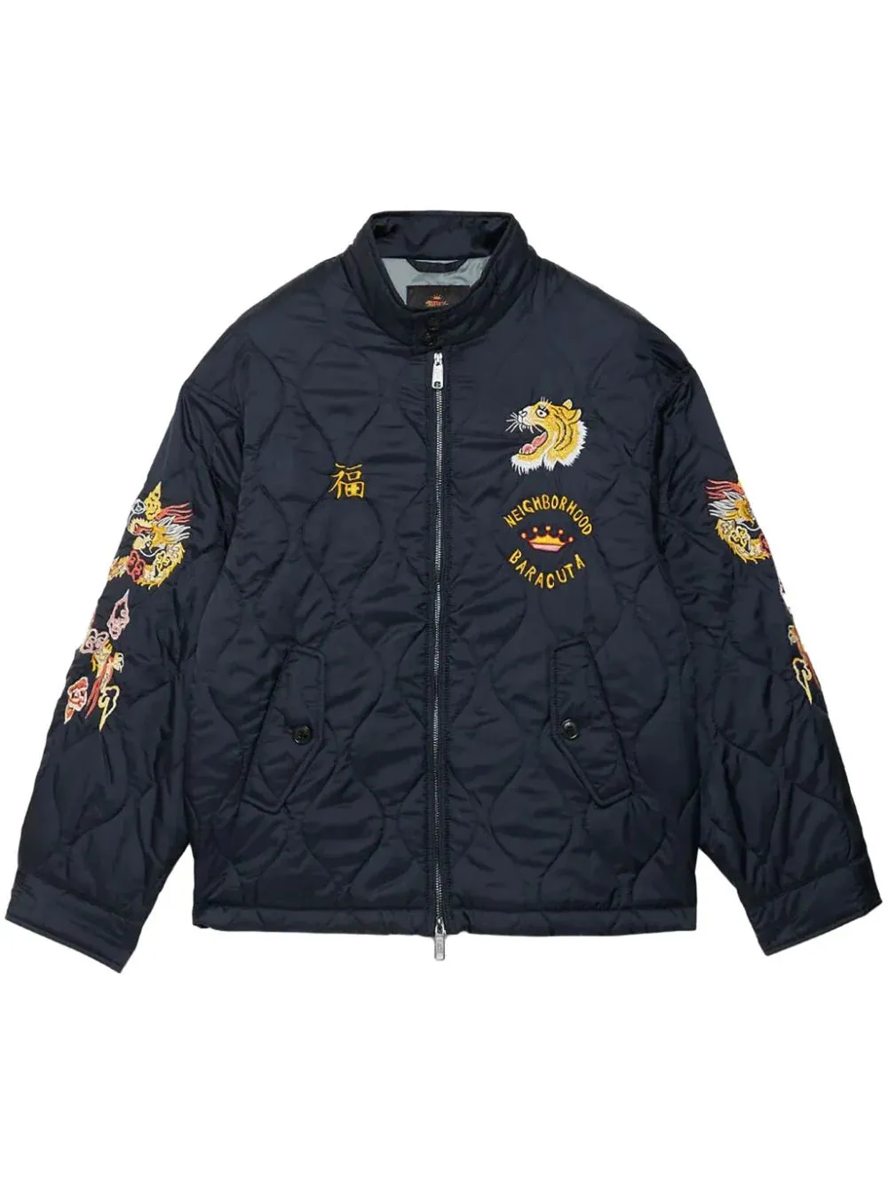 X Baracuta Embroidered Bomber Jacket winter jackets clearance